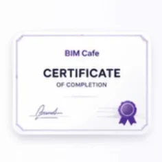 BIM Cafe certificate of completion
